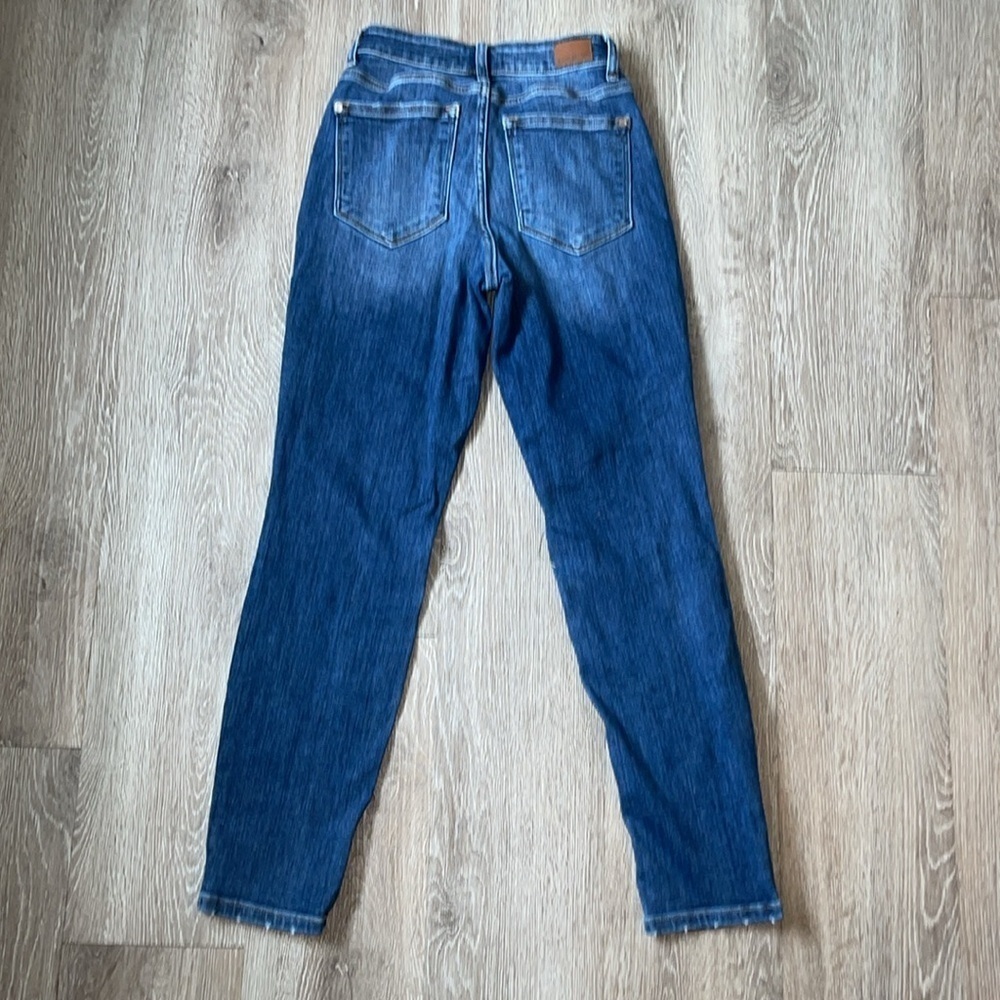 Judy Blue Skinny Jeans Blue Classic Stretch boyfriend fit size 0 or 24 denim - Picture 6 of 7